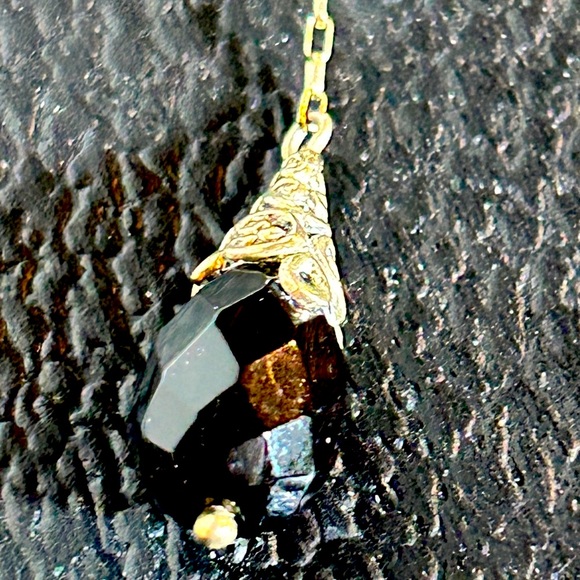 Vintage Silpada Elegant Black and White Necklace with Pearl and black Beads - Picture 4 of 5